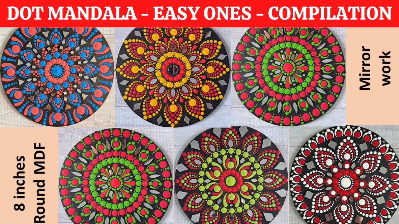 Dot Painting Dot Art Dot Mandala Simple Dot Mandala DIY Dot Maxresdefault