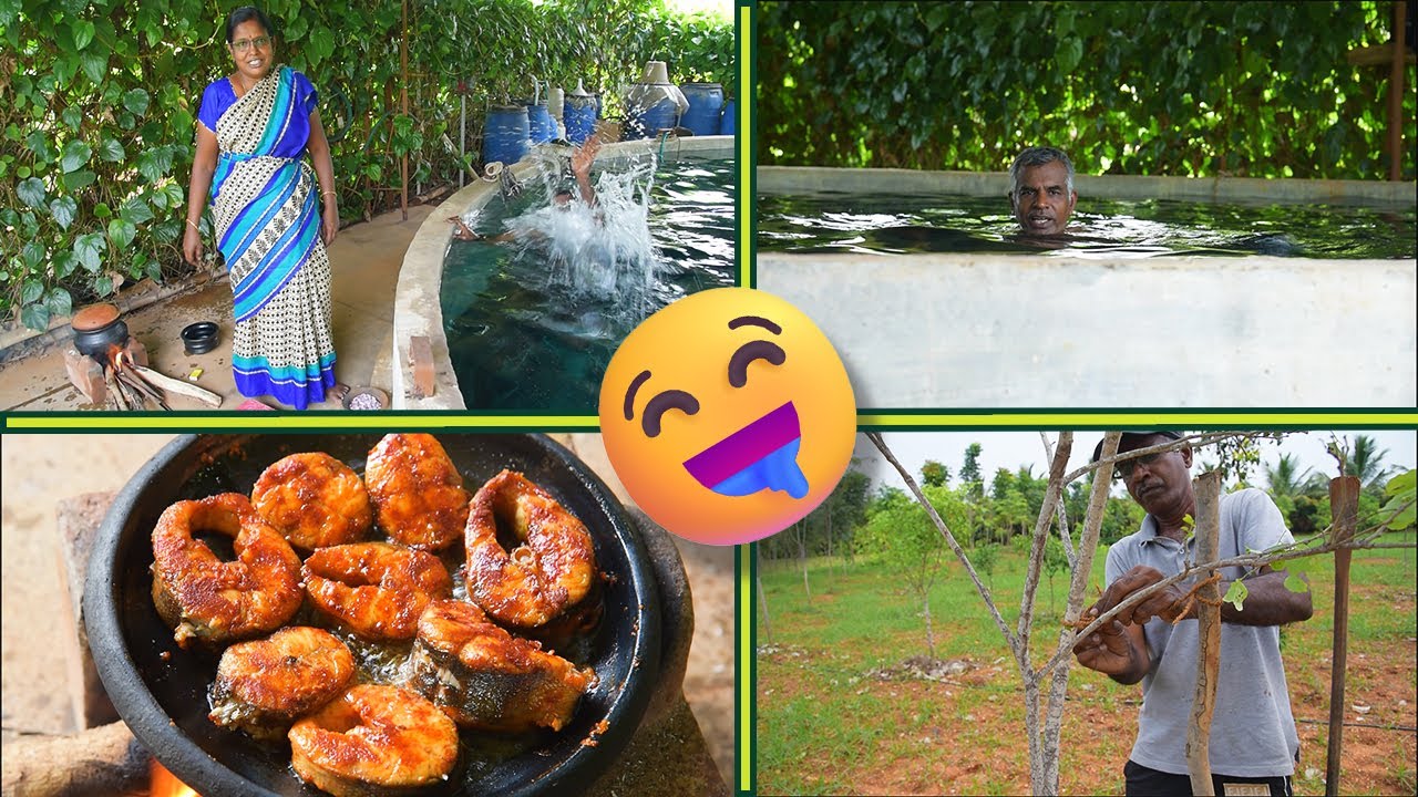 😻🐠மீன் சாப்புடும்போது மீன் மாதிரியே குளிச்சுட்டு தான் சாப்புடனும்🦦🎣