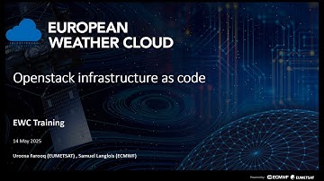 European Weather Cloud (EWC): OpenStack Infrastructure as Code in the EWC