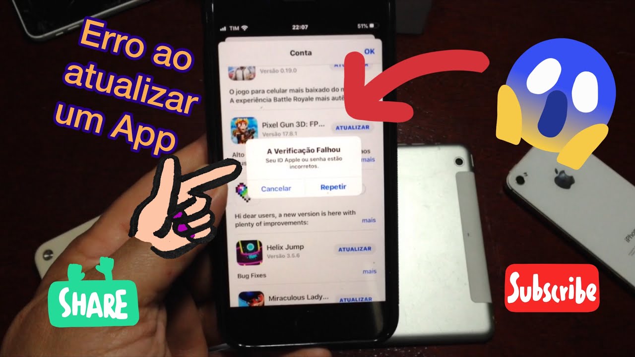 Resolvido] Não Consigo Baixar nem Atualizar Aplicativos no App Store