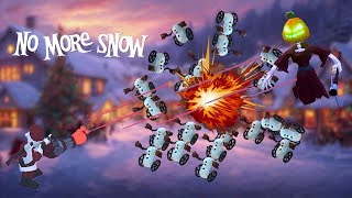 Exploding Snowmen On Wheels! | No More Snow