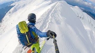 Zimný prechod Nízkych Tatier - Kráľova hoľa - Donovaly - Skialp ski touring Nizke Tatry - Šulko