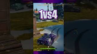 FOCH 155 🔥УШАТЫВАЕТ ВСЕХ 1в4🔥#tanksblitz #вооруженныйблиц