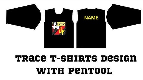 Trace T Shirt design with Pentool in corel Draw | All In One Place