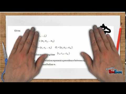 job scheduling or machine sceduling problem