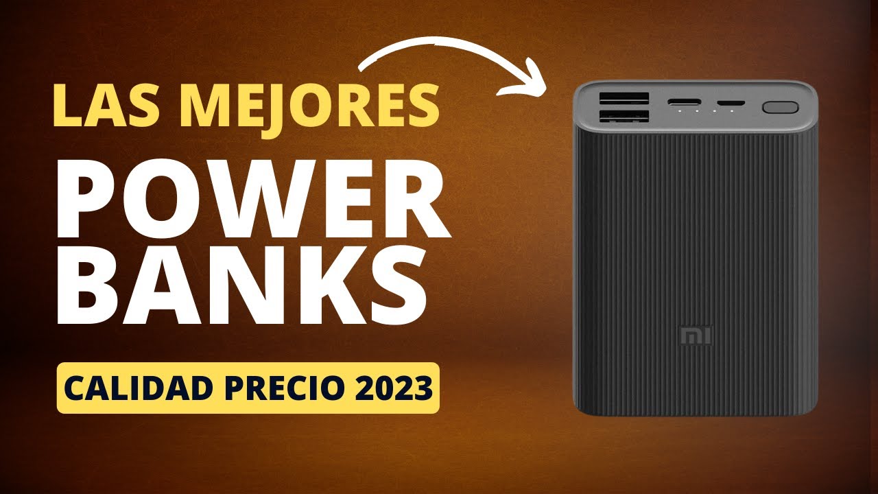 ▷ Baterías externas mini [ 2024 ] - Los mejores power bank del mercado