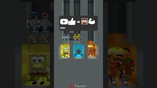 😱ПОМОГИ ТРАЛАЛЕЛО ТРАЛАЛА И ГУБКЕ БОБУ😱#minecraft #майнкрафт #herobrine #minecraftshorts #noob