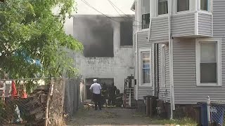 VIDEO: Crews battle fire on Chapel Street in New Haven