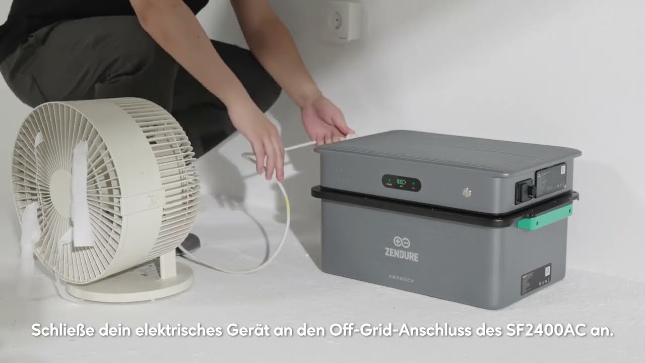 Zendure SolarFlow 2400 AC Aufbau & Installation – Tutorial