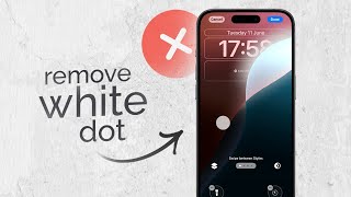 How to Remove White Dot on iPhone Screen (tutorial)