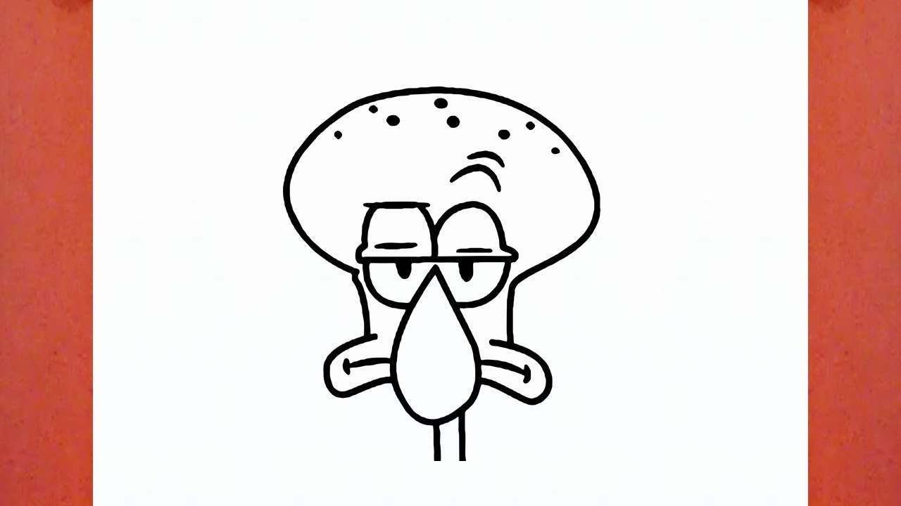 Squidward Drawing Picture - Drawing Skill