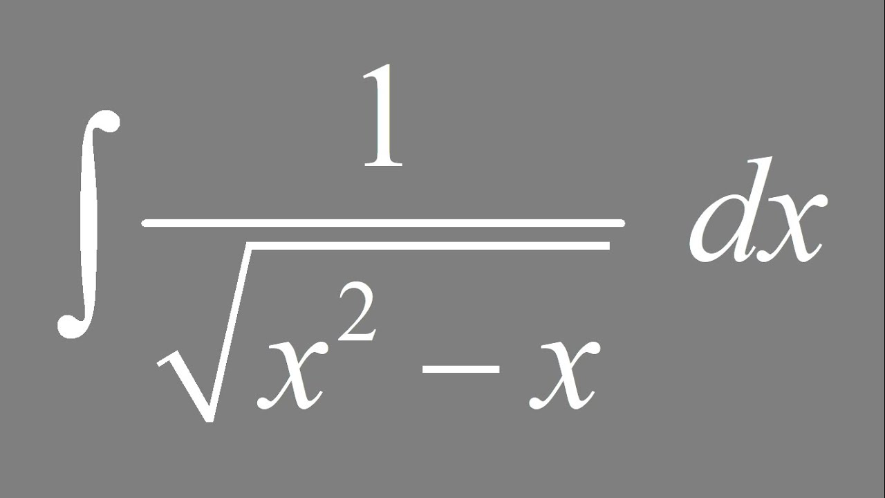 Integral Of 1 sqrt x 2 X Dx YouTube integral-of-1-sqrt-x-2-x-dx-youtube