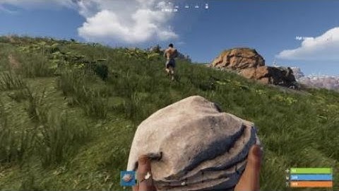 Rust inaubile kid thetens to throw rock