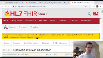 A Guided Walk Through FHIR #1: Operations Framework Overview