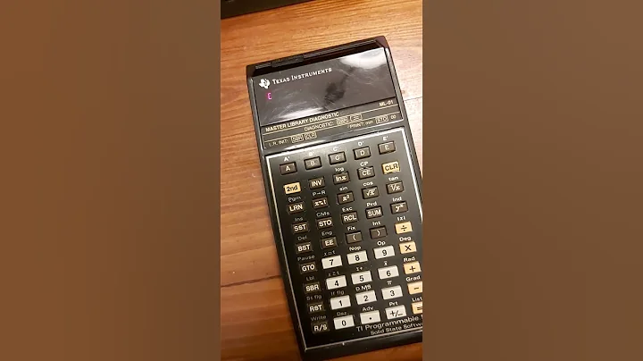 test autodiagnostico Texas TI 59 -