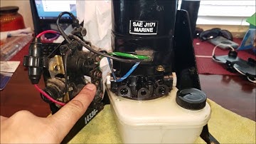 Mercruiser tilt trim NOT WORKING Fix and testing the pump