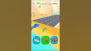 Shape-Shifting GAMEPLAY Walkthrough BeamNg drive New Levels 160 Car Racing #Shorts #ShapeShifting