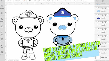 HOW TO CREATE AN SVG | HOW TO CHANGE A SINGLE LAYER IMAGE TO MULTIPLE LAYERS IN CRICUT DESIGN SPACE