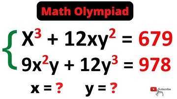 Math Olympiad | Learn how to think the Logic to solve the Olympiad Questions Quickly