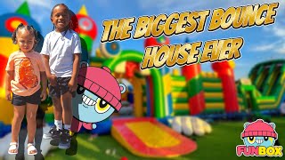 We Went To The World's LARGEST Bounce House  FUNBOX