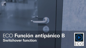 ECO Función antipánico B (Switchover function)