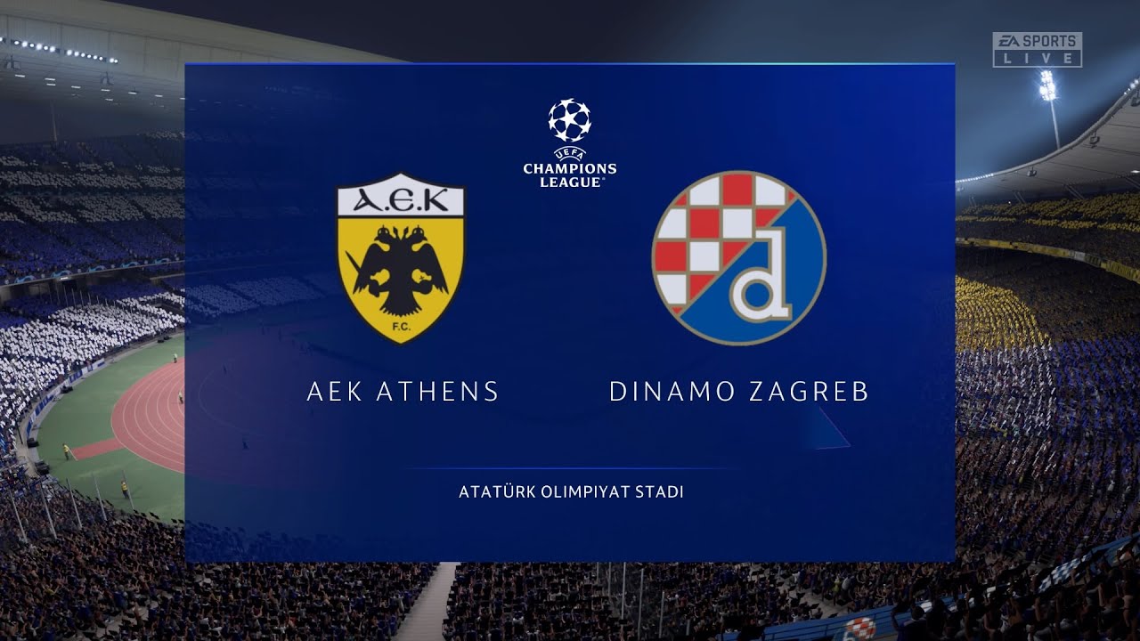 AEK Athens vs Dinamo Zagreb (19/08/2023) UEFA Champions League FIFA 23