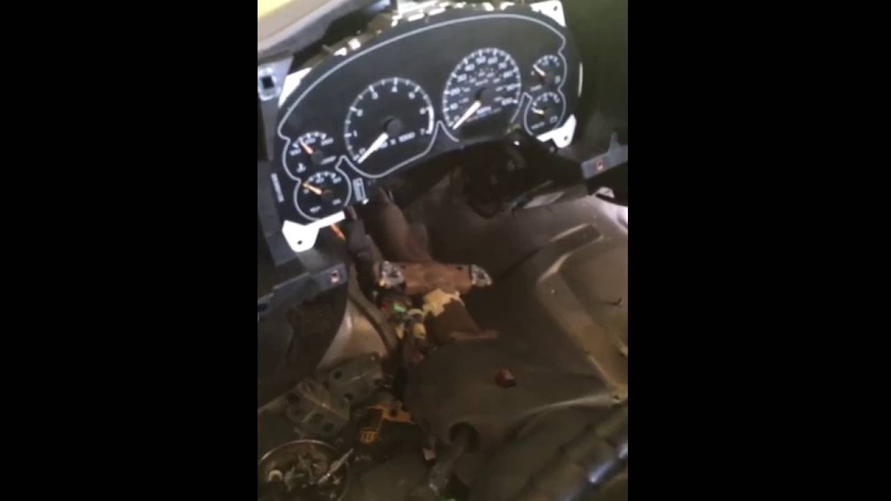 2000 blazer dash and tach gauge cluster swap into 1998 s10Works! Part