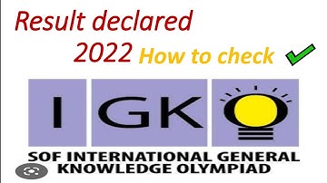 SOF IGKO 2022 result declared|| IGKO results|| SOF results