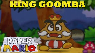 King Goomba Paper Mario Boss Fight