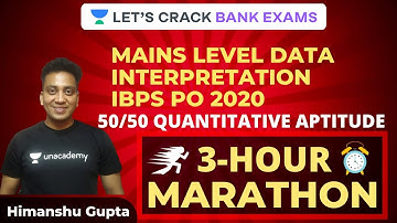 Mains Level | Data Interpretation | Marathon | IBPS PO 2020 | |  RRB PO | Himanshu Gupta