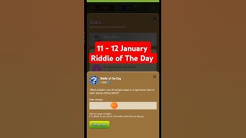Riddle of The Day Zoo 12 January || Zoo riddle of the day 12 January|| zoo riddle of the day code