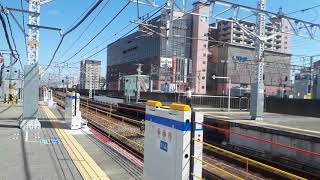 JR西日本明石駅でDD51とチキの通過シーン（2020年3月19日木曜日）携帯電話で撮影