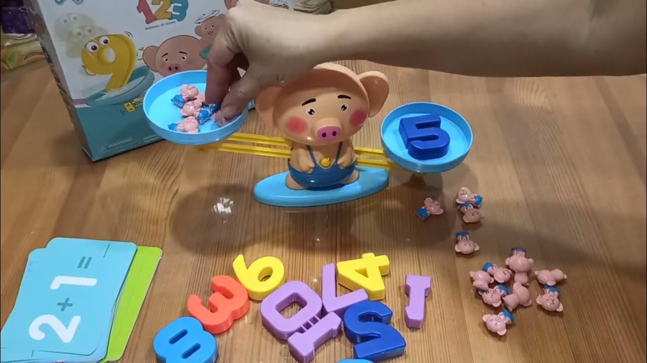 Игра весы поросята - YouTube
