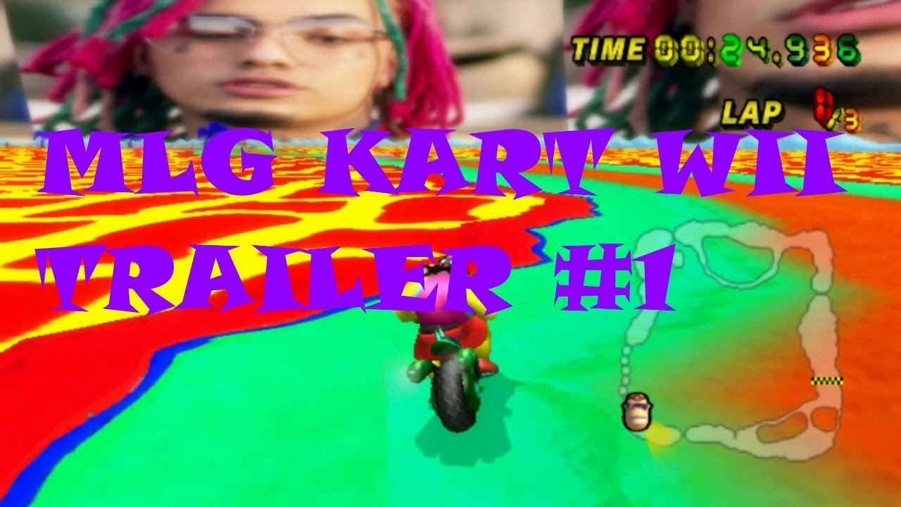 Mario Kart Wii Hacks: a mini trailer of my new textures