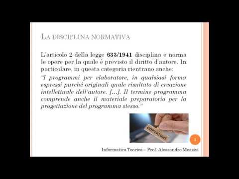 Video: Licenza Come Bene Immateriale