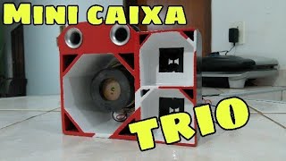 Mini-Paredão - Caixa Trio de Som Automotivo - Áudio, TV, vídeo e