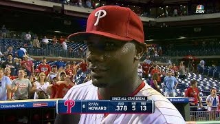 COL@PHI: Howard feeling comfortable at the plate