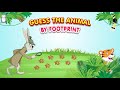 Animal detective guess the animal by its footprint