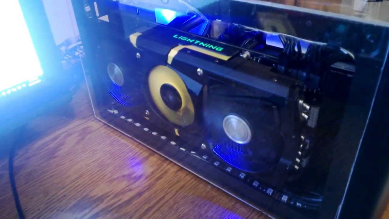 Node 304 + GTX 780 Lightning + Acrylic Window // Gaming PC Update Dec. 2013 - YouTube
