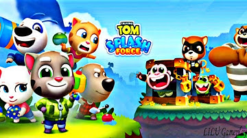 TALKING TOM SPLASH FORCE -Discover all the heroes - LILU Gameplay (Android, iOS)Mobile