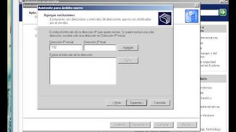 INSTALACION DEL SERVIDOR DHCP( windows server 2003)