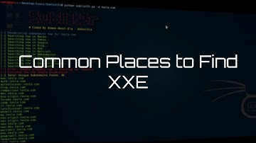 XML External Entity Injection
