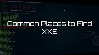 XML External Entity Injection