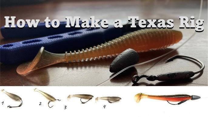 How to Texas Rig Soft Plastic Baits for Bass Fishing 