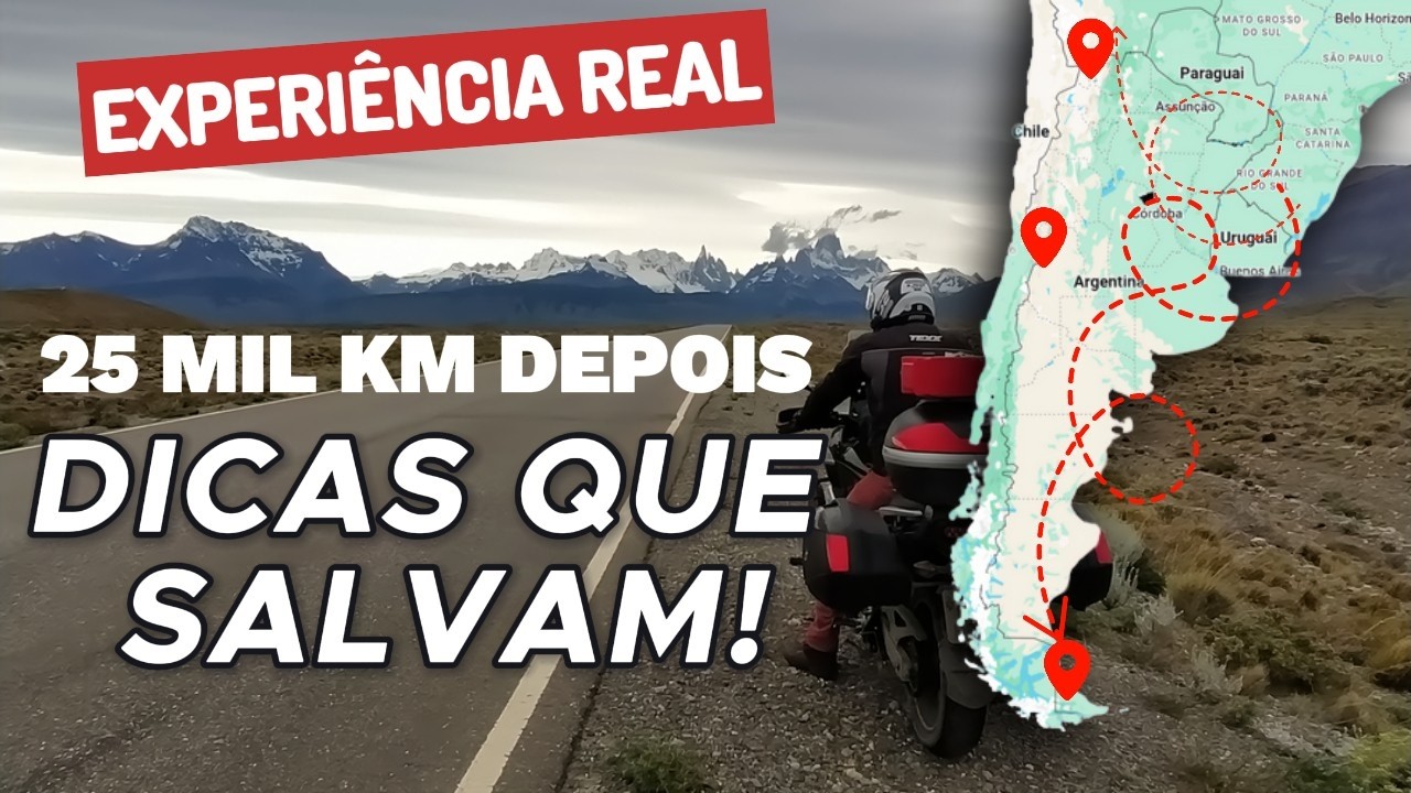 NÃO FAÇA VIAGENS LONGAS DE MOTO SEM VER ESSE VÍDEO! | USHUAIA | PATAGÔNIA | ARGENTINA
