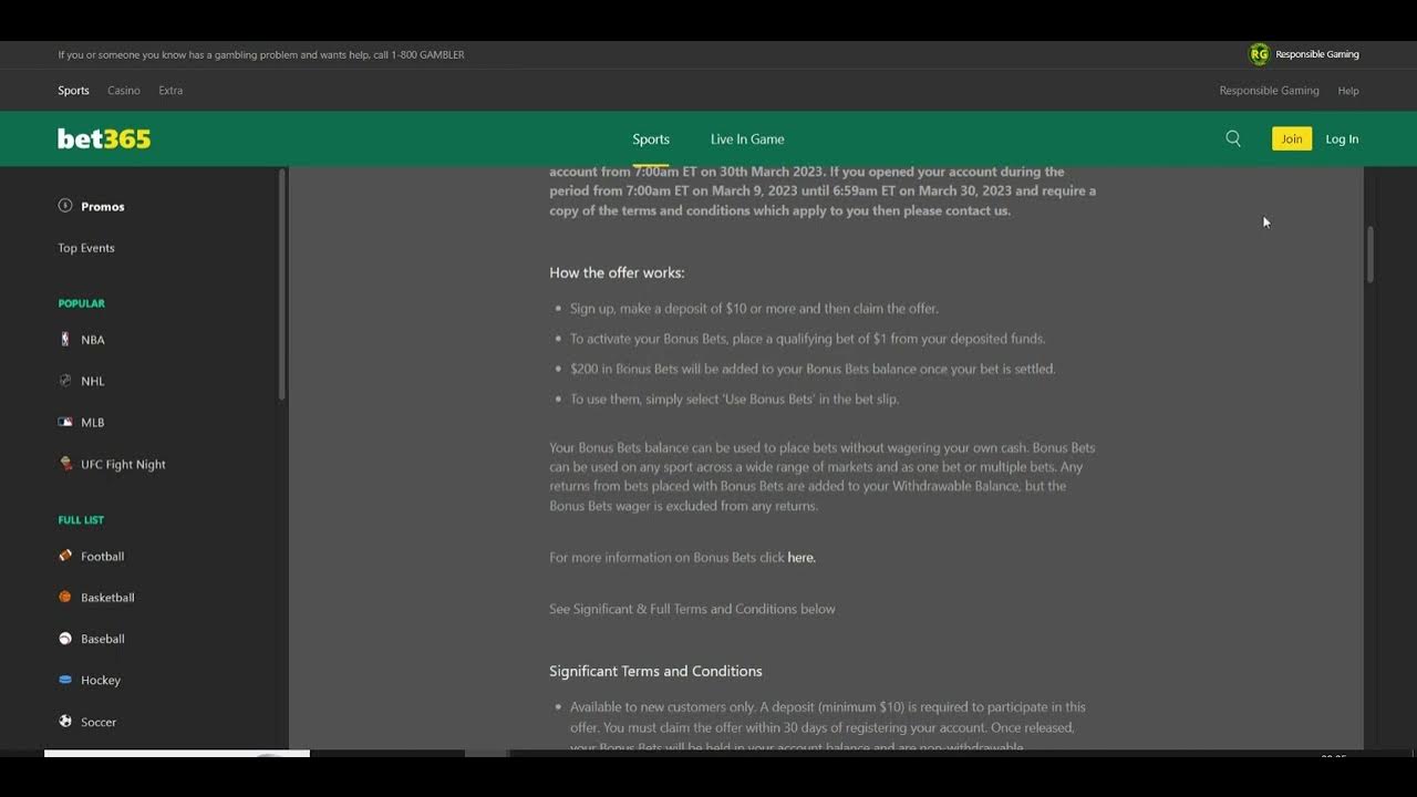 Bet365 Ohio/New Jersey USA Sign Up Offer Explained. YouTube