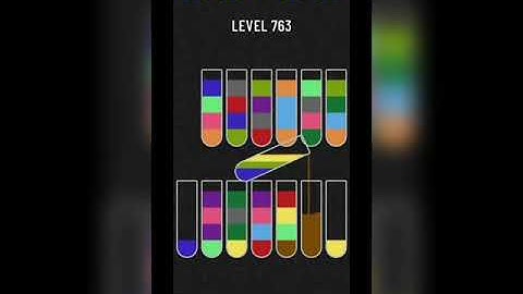 Water sort puzzle level 763