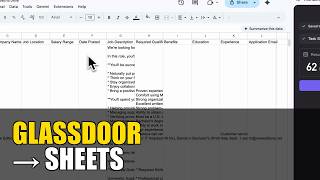 Glassdoor Job Research Is So Much Easier Once It’s in Google Sheets Glassdoor Job Research Is So Much Easier Once It’s in Google Sheets