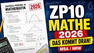 ZP10 Mathe 2026 NRW: Alle wichtigen Themen einfach erklärt | MSA Prüfung Vorbereitung