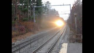 Amtrak 66 Northeast Regional | Weird consist | Doppler affect